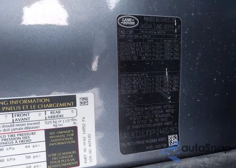 2023 Land Rover Discovery P300 S R-Dynamic from USA, damaged, VIN SALRT2EXXP2465182